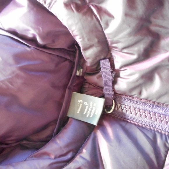 Plum warm women Eddie Bauer down long coat S/P - Picture 5 of 13